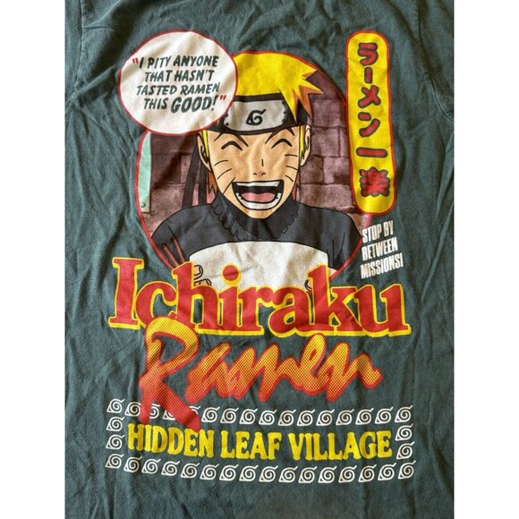 Naruto Shippuden Ichiraku Ramen Ripple Junction Anime Japan T Shirt Large 2002MK - Picture 7 of 7
